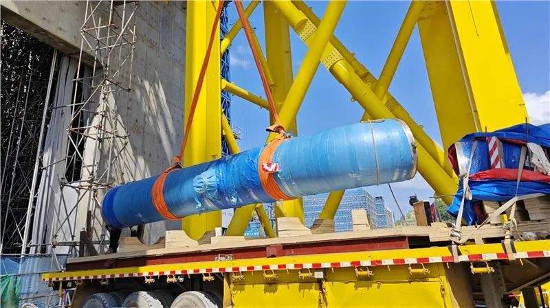 太平岭核电2号机组主管道引入圆满收官(图1) 太平岭核电2号机组主管道引入圆满收官(图1)