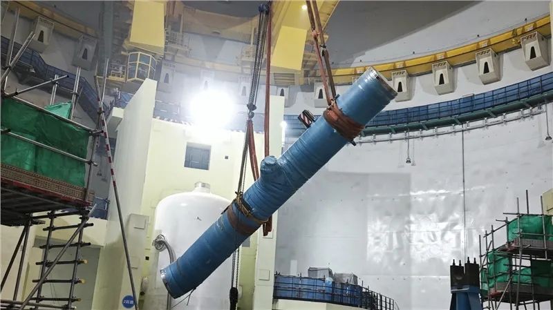 太平岭核电2号机组主管道引入圆满收官(图2) 太平岭核电2号机组主管道引入圆满收官(图2)
