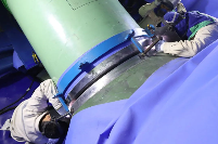 田湾核电站7号机组主管道开始焊接(图1)