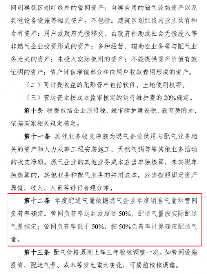 上海印发《上海市管道天然气配气价格管理办法》的通知(图4)