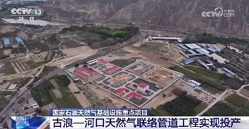 甘肃古浪到河口天然气联络管道工程实现投产(图1)