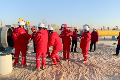 山西燃气产业集团管道分公司圆满完成离太线清管作业(图1)