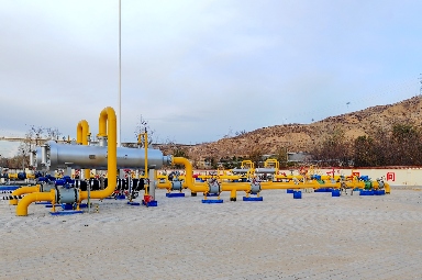 山西燃气产业集团管道分公司瓦塘分输站冬供前完成华盛燃气300方反输项目和分析小屋建设工作(图1)