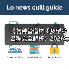 【各种管道材质及型号名称完全解析:2026年最全选购指南】(图1) 【各种管道材质及型号名称完全解析:2026年最全选购指南】(图1)
