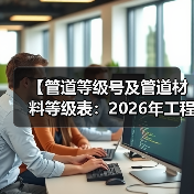 【管道等级号及管道材料等级表:2026年工程师必备速查指南】(图1) 【管道等级号及管道材料等级表:2026年工程师必备速查指南】(图1)