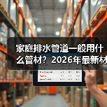 家庭排水管道一般用什么管材？2026年最新材质对比，选错后悔十年！（图1）