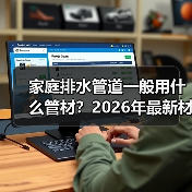 家庭排水管道一般用什么管材?2026年最新材质对比,选错后悔十年!(图2) 家庭排水管道一般用什么管材?2026年最新材质对比,选错后悔十年!(图2)