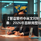【管道管件中英文对照表：2026年最新完整版，工程人员必备工具】（图3）