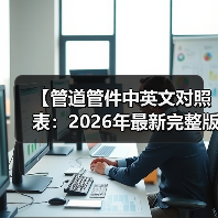 【管道管件中英文对照表：2026年最新完整版，看完少走3年弯路】（图1）