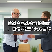 管道产品选购维护指南：恒博/龙盛5大方法解决常见问题