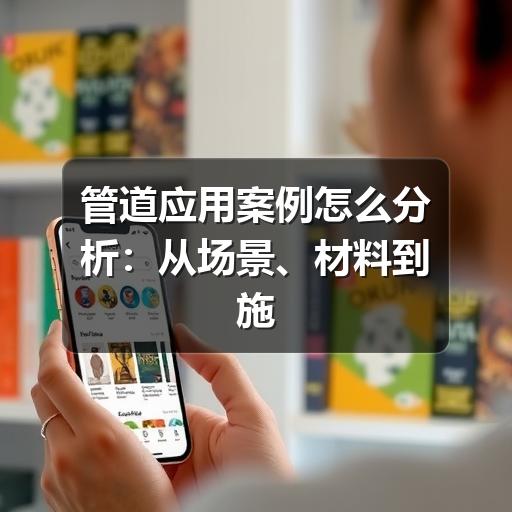 管道应用案例怎么分析:从场景、材料到施工维护的实用思路(图3) 管道应用案例怎么分析:从场景、材料到施工维护的实用思路