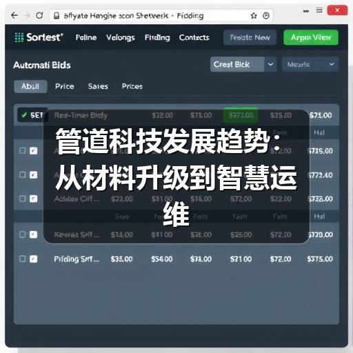 管道行业未来将向哪些方向发展?技术升级如何影响工程选型?(图3) 管道科技发展趋势:从材料升级到智慧运维的行业观察